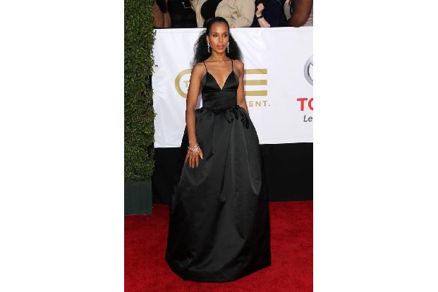 ...dagegen Kerry Washington - die Schauspielerin war sogar zweimal im Rennen um einen Award. 'Scandal' und ihr Voiceover für...