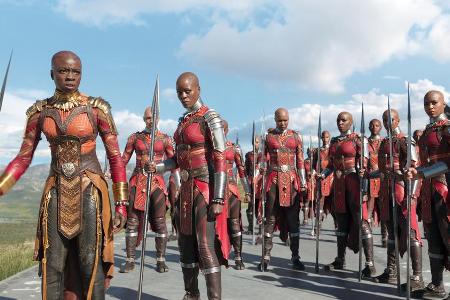 Die Dora Milaje, die weiblichen Bodyguards des Königs von Wakanda