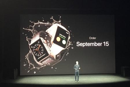 Die Apple Watch Series 3 wird mit Mobilfunkunterstützung ausgestattet