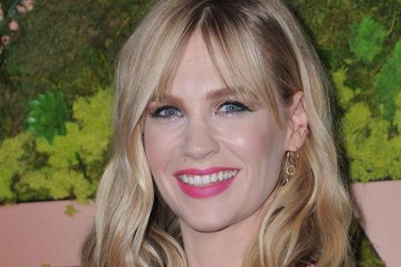 Curtain Bangs gelten als die neue alte Trendfrisur, auf die auch viele Stars wie January Jones stehen.