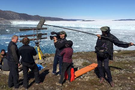 Al Gore bei den Dreharbeiten zu 