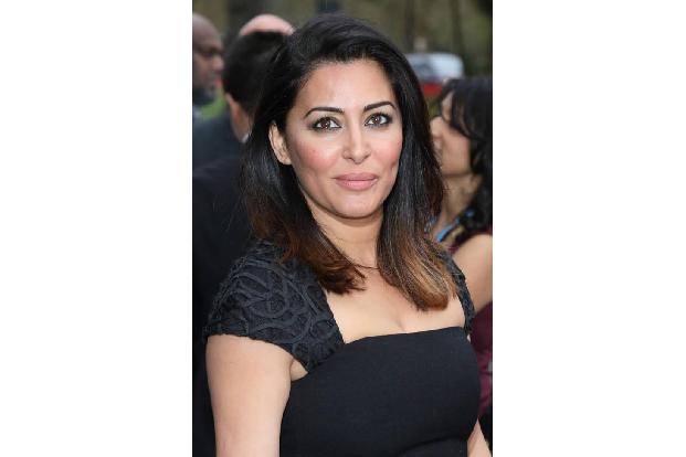 ...die britische Schauspielerin Laila Rouass, die gerade in Barcelona Urlaub macht. 