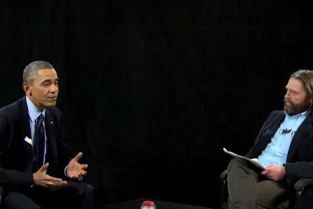 Barack Obama bei Zach Galifianakis