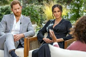 Prinz Harry und Herzogin Meghan im Gespräch mit Oprah Winfrey.