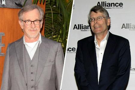 Der Regisseur und der Romanautor: Steven Spielberg (li.) und Stephen King. Der Regisseur und der Romanautor: Steven Spielberg (li.) und Stephen King.