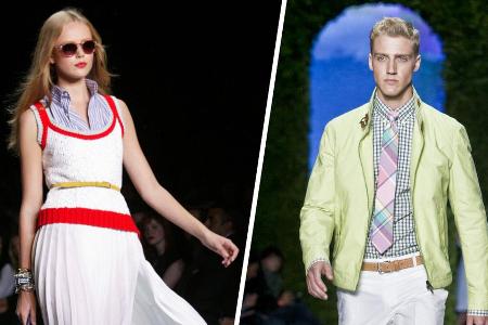 Preppy-Style: Hochwertige Materialien zeichnen den Look aus.