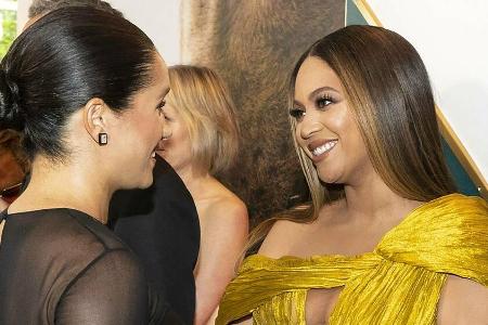 Herzogin Meghan (li.) und Beyoncé bei der Premiere von Herzogin Meghan (li.) und Beyoncé bei der Premiere von