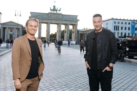 Nico Rosberg und Farid in Berlin. Nico Rosberg und Farid in Berlin.