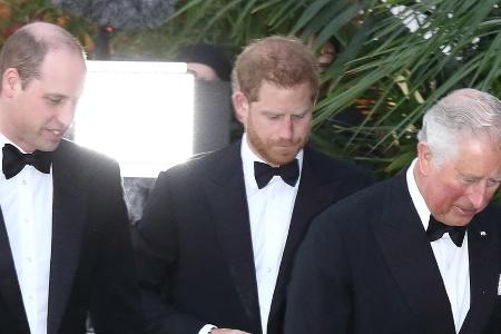 Können sich Prinz William (v.l.n.r.), Prinz Harry und Prinz Charles wieder versöhnen? Können sich Prinz William (v.l.n.r.), Prinz Harry und Prinz Charles wieder versöhnen?