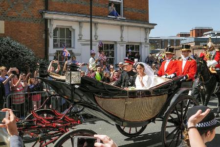 Prinz Harry und Herzogin Meghan heirateten offiziell am 19. Mai 2018 in Windsor. Prinz Harry und Herzogin Meghan heirateten offiziell am 19. Mai 2018 in Windsor.
