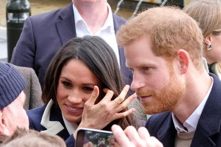 Die Beziehung von Herzogin Meghan und Prinz Harry wurde 2016 öffentlich. Die Beziehung von Herzogin Meghan und Prinz Harry wurde 2016 öffentlich.