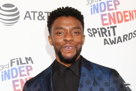 Der verstorbene Chadwick Boseman bei den Film Independent Spirit Awards 2018 Der verstorbene Chadwick Boseman bei den Film Independent Spirit Awards 2018