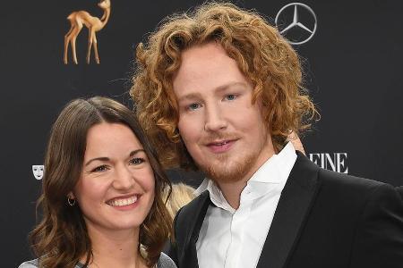 Michael Schulte mit seiner Ehefrau Katharina bei der Bambi-Verleihung 2019 Michael Schulte mit seiner Ehefrau Katharina bei der Bambi-Verleihung 2019