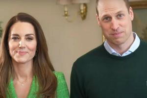 Herzogin Kate und Prinz William grüßen zum St. Patrick's Day.
