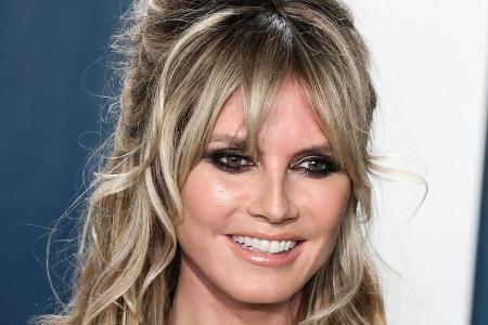 Heidi Klum 2020 auf dem roten Teppich. Heidi Klum 2020 auf dem roten Teppich.
