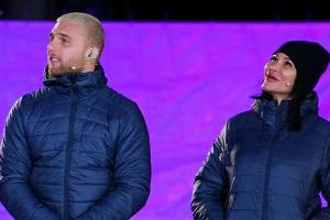 Filip Pavlovic und Djamila Rowe bei der Halbfinal-Challenge