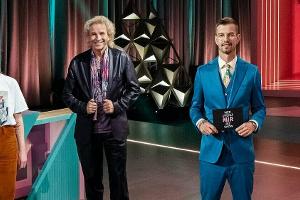 Joko Winterscheidt mit seinen Kontrahenten in "Wer stiehlt mir die Show?".