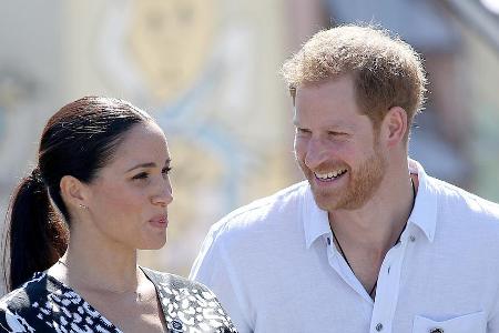 Meghan und Harry scheinen glücklich zu sein Meghan und Harry scheinen glücklich zu sein