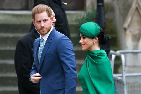 Prinz Harry und Herzogin Meghan, hier im März 2020 in London Prinz Harry und Herzogin Meghan, hier im März 2020 in London