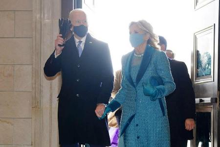 Der neue US-Präsident Joe Biden und seine Ehefrau Jill vor der Amtseinführung Der neue US-Präsident Joe Biden und seine Ehefrau Jill vor der Amtseinführung