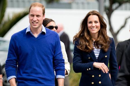 Herzogin Kate und Prinz William sind 