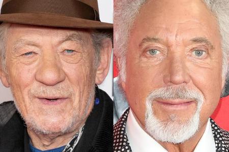 Ian McKellen (li.) und Tom Jones wurden bereits gegen das Coronavirus geimpft. Ian McKellen (li.) und Tom Jones wurden bereits gegen das Coronavirus geimpft.