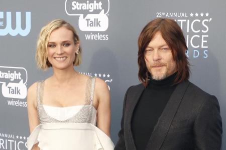 Diane Kruger und Norman Reedus bei einem ihrer seltenen öffentlichen Auftritte im Jahr 2018 in Santa Monica, Kalifornien. Diane Kruger und Norman Reedus bei einem ihrer seltenen öffentlichen Auftritte im Jahr 2018 in Santa Monica, Kalifornien.