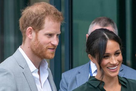 Kehren nicht mehr als aktive Royals zurück: Prinz Harry und Ehefrau Meghan. Kehren nicht mehr als aktive Royals zurück: Prinz Harry und Ehefrau Meghan.