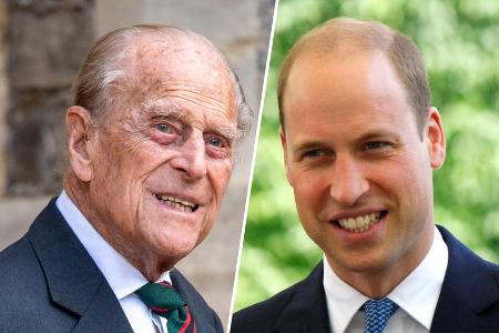Prinz William ist eins von acht Enkelkindern der Queen und Prinz Philip. Prinz William ist eins von acht Enkelkindern der Queen und Prinz Philip.