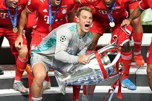Manuel Neuer nach dem Gewinn der Champions League im Sommer 2020.