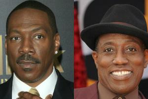 Eddie Murphy ist ein großer Fan von "Komiker" Wesley Snipes (r.)