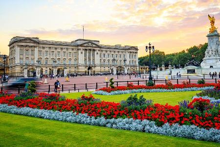 Der Buckingham Palast in London Der Buckingham Palast in London