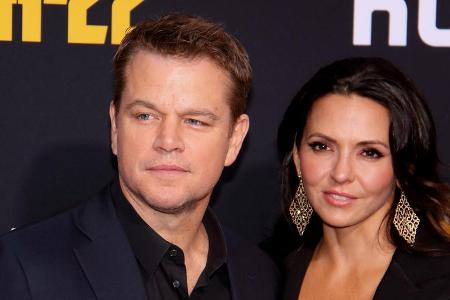 Matt Damon mit seiner Ehefrau Luciana Barroso Matt Damon mit seiner Ehefrau Luciana Barroso