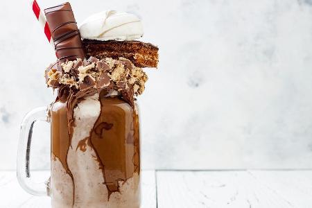 Ein Milchshake mit Nutella ist genau das Richtige für den Cheat Day
