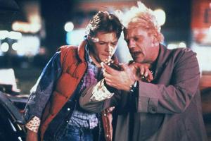 Michael J. Fox (l.) und Christopher Lloyd in "Zurück in die Zukunft".