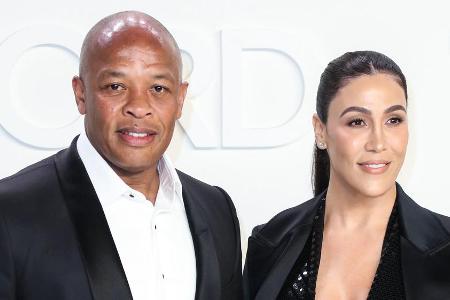 Dr. Dre und Nicole Young im Februar 2020 bei einem Event. Dr. Dre und Nicole Young im Februar 2020 bei einem Event.