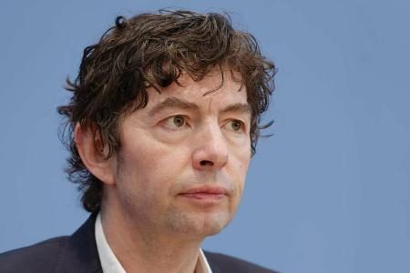 Prof. Christian Drosten bei einer Pressekonferenz