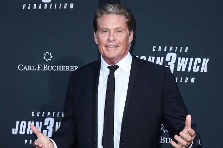 David Hasselhoff bei der Premiere des Action-Streifens David Hasselhoff bei der Premiere des Action-Streifens
