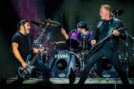 Metallica während eines Auftritts im vergangenen Jahr Metallica während eines Auftritts im vergangenen Jahr