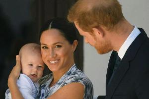 Herzogin Meghan mit Prinz Harry und Sohn Archie