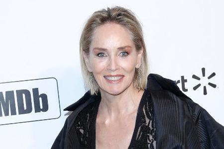 Sharon Stone bei der Elton John Aids Foundation Viewing Party im Februar 2020 Sharon Stone bei der Elton John Aids Foundation Viewing Party im Februar 2020