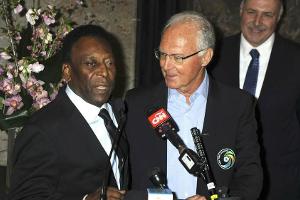 Für Franz Beckenbauer ist Pelé der beste Fußballer aller Zeiten