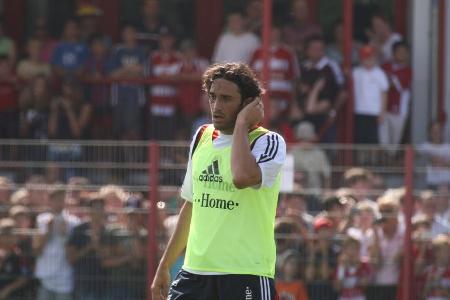 Luca Toni während seiner Zeit beim FC Bayern München. Luca Toni während seiner Zeit beim FC Bayern München.