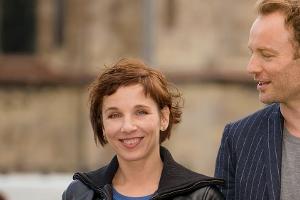 Meret Becker und Mark Waschke sind in den "Tatort"-Produktionen des Rundfunk Berlin-Brandenburg (rbb) als Kommissare Nina Ru...