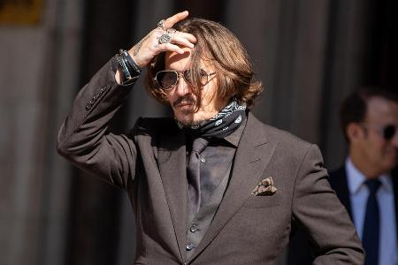 Schauspieler Johnny Depp im Juli 2020 in London. Schauspieler Johnny Depp im Juli 2020 in London.