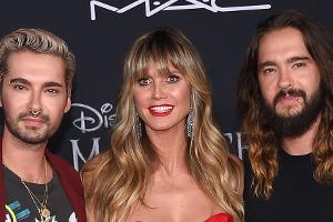 Tokio Hotel und Heidi Klum bei "Late Night Berlin"