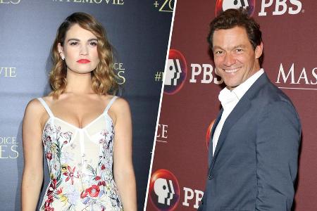 Lily James und Dominic West stehen gerade für die Romanverfilmung Lily James und Dominic West stehen gerade für die Romanverfilmung