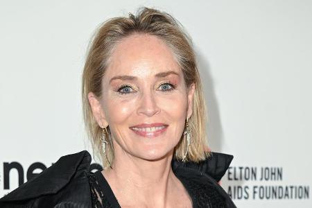 Sharon Stone bei der Elton John Aids Foundation Viewing Party im Februar 2020 Sharon Stone bei der Elton John Aids Foundation Viewing Party im Februar 2020
