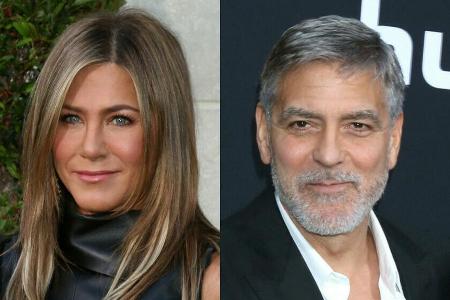 Jennifer Aniston und George Clooney spenden für den guten Zweck. Jennifer Aniston und George Clooney spenden für den guten Zweck.