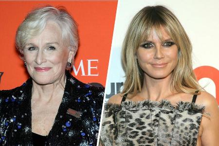 Glenn Close (l.) und Heidi Klum haben ihre ganz eigenen Mittel gegen das Warten. Glenn Close (l.) und Heidi Klum haben ihre ganz eigenen Mittel gegen das Warten.